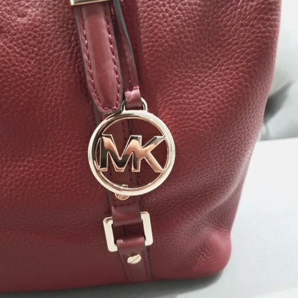 NWT Michael Kors Bedford Legacy Brandy MD Conv Satchel Leather - Picture 3 of 11